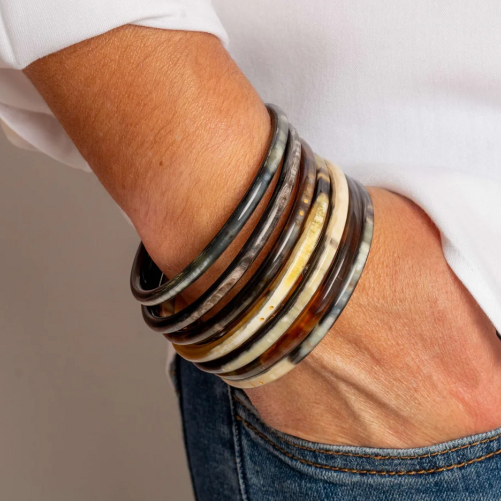 Jonc fin JOE Naturel Brun