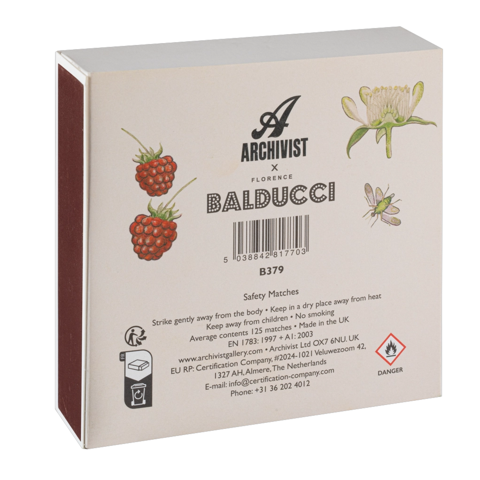 Allumettes Carré - Rose Framboise