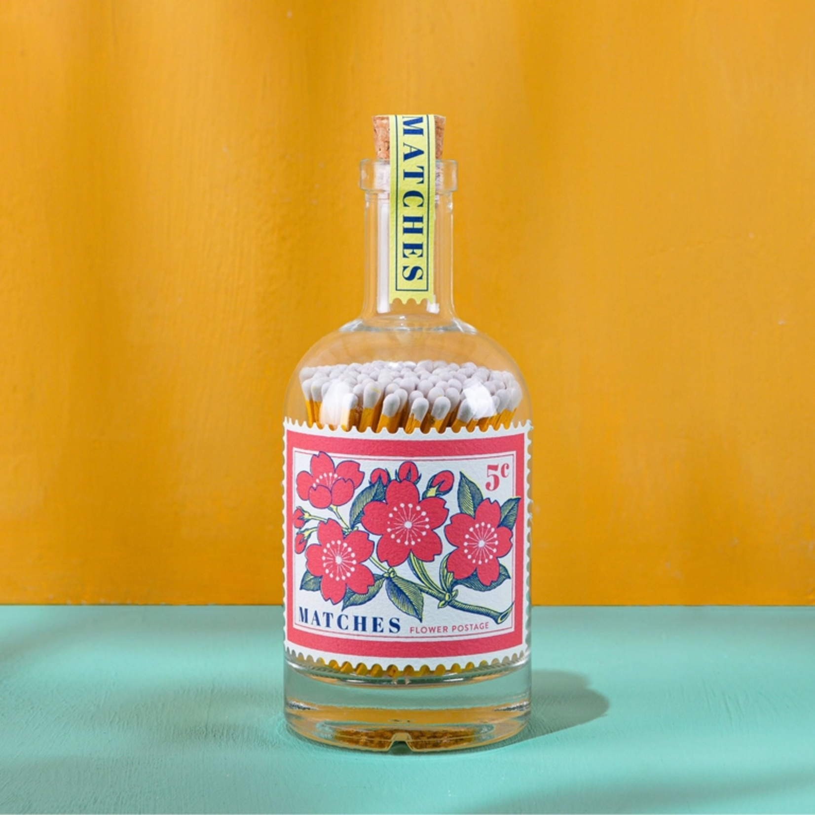 Allumettes Bouteille - Flowers Stamp