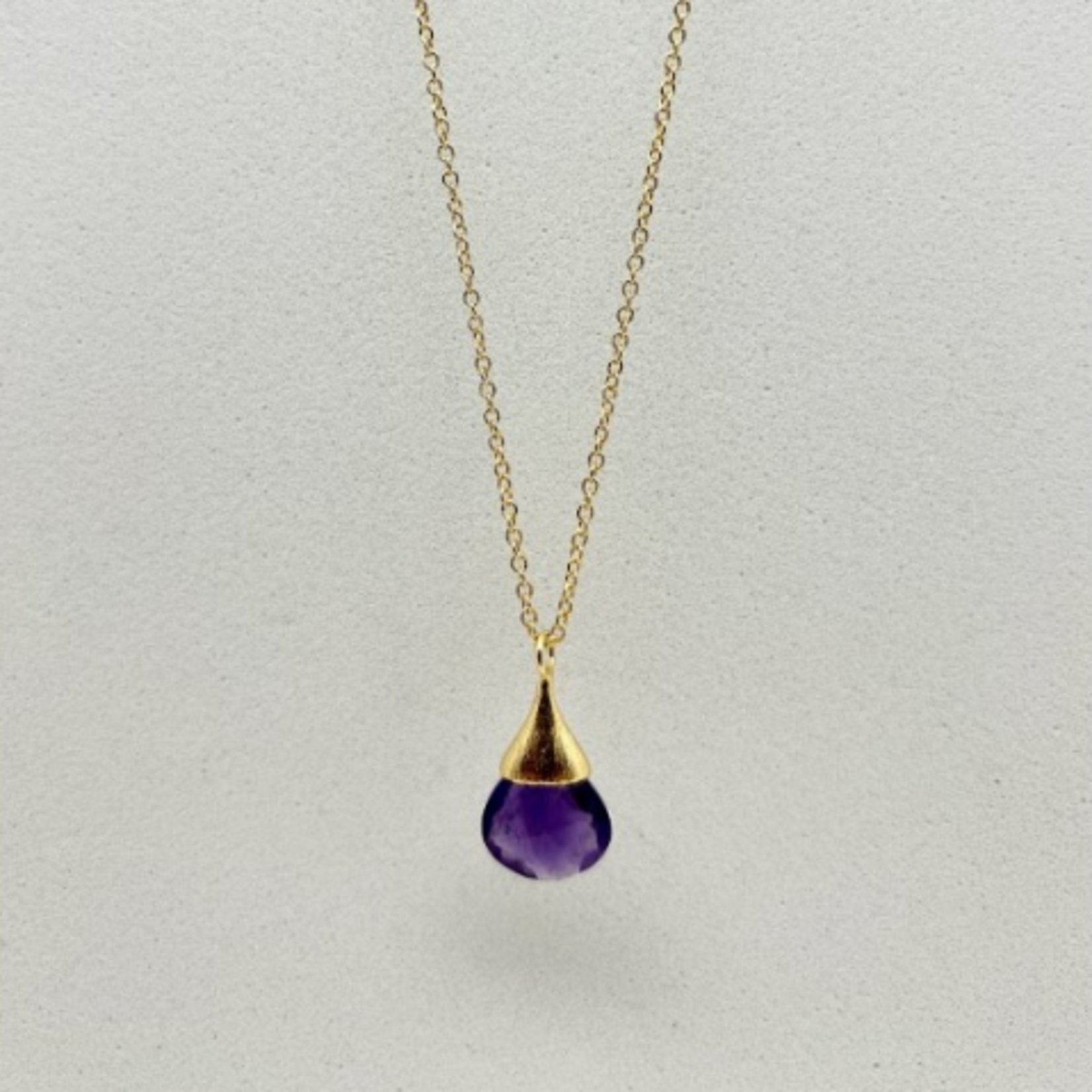 Collier Goutte Poétique Améthyste