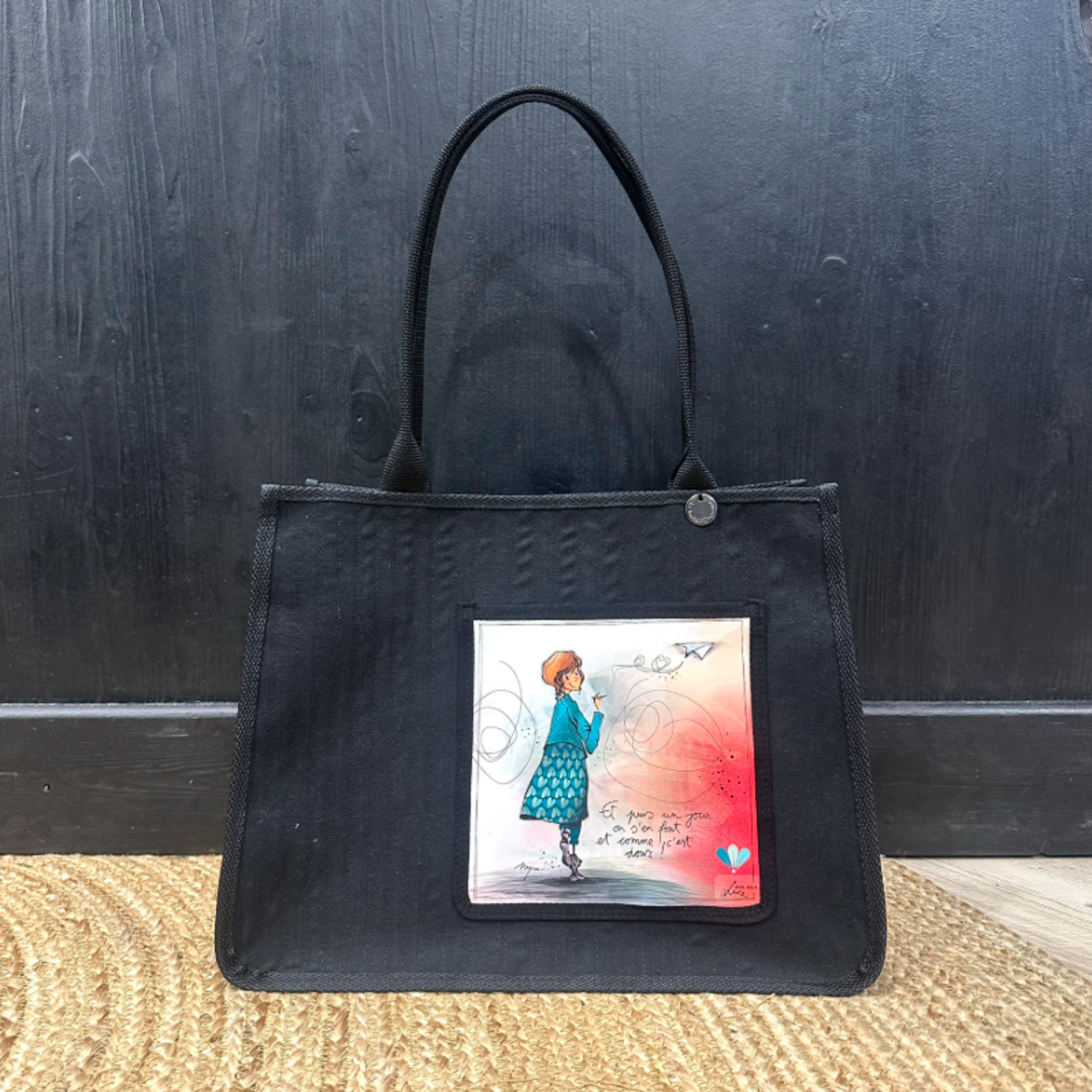 Moyen cabas en bâche