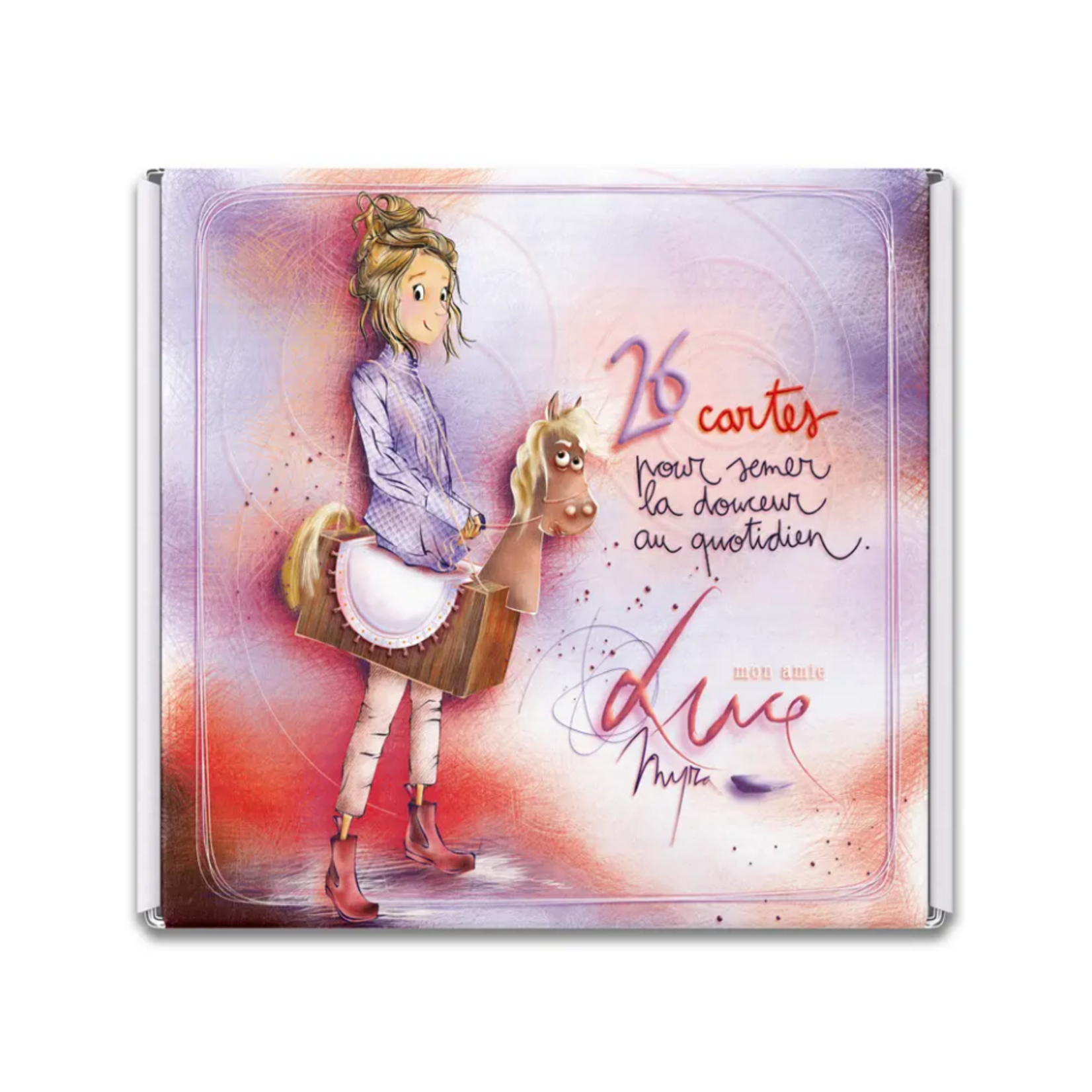 Coffret cartes à piocher cheval