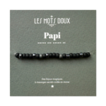Bracelet Code Morse Messieurs : Papi