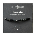 Bracelet Code Morse Messieurs : Parrain
