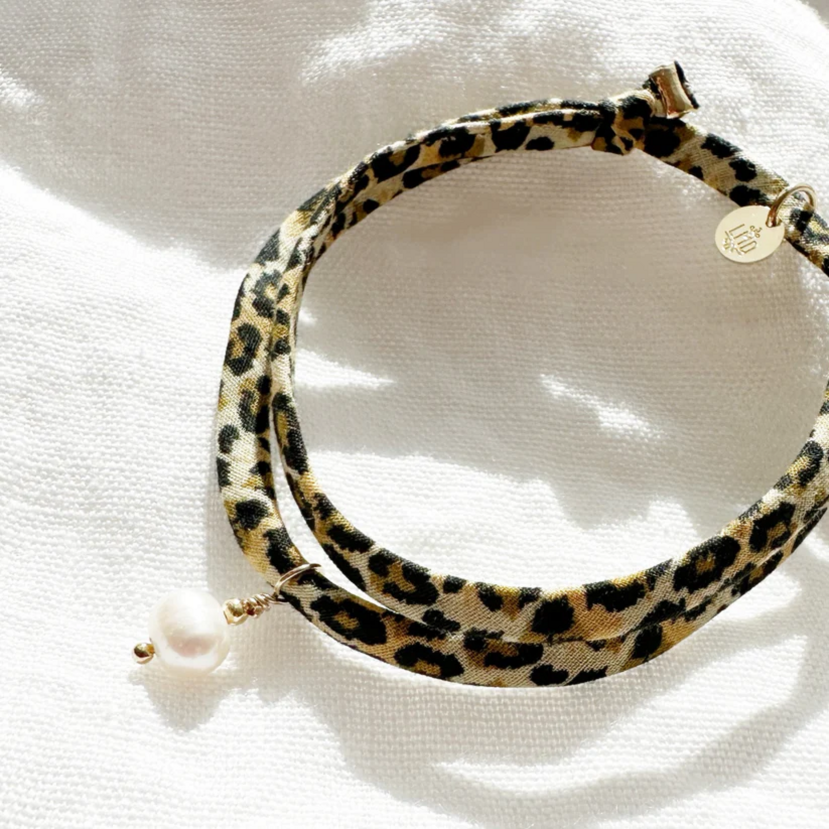 Bracelet Breloque Léopard - Tu es une perle rare