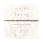 Bracelet Code Morse Pastel : Happy