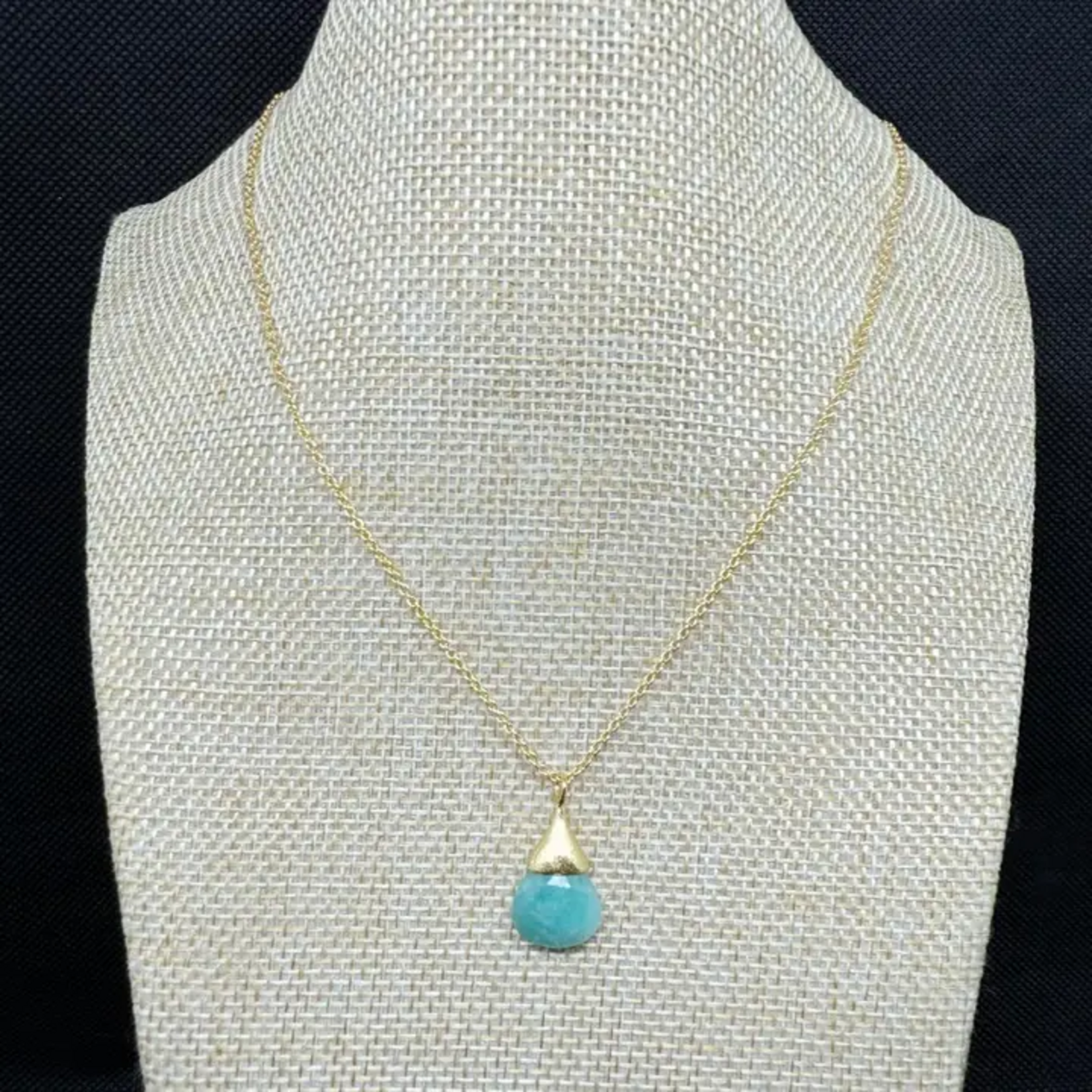 Collier Goutte Poétique Amazonite
