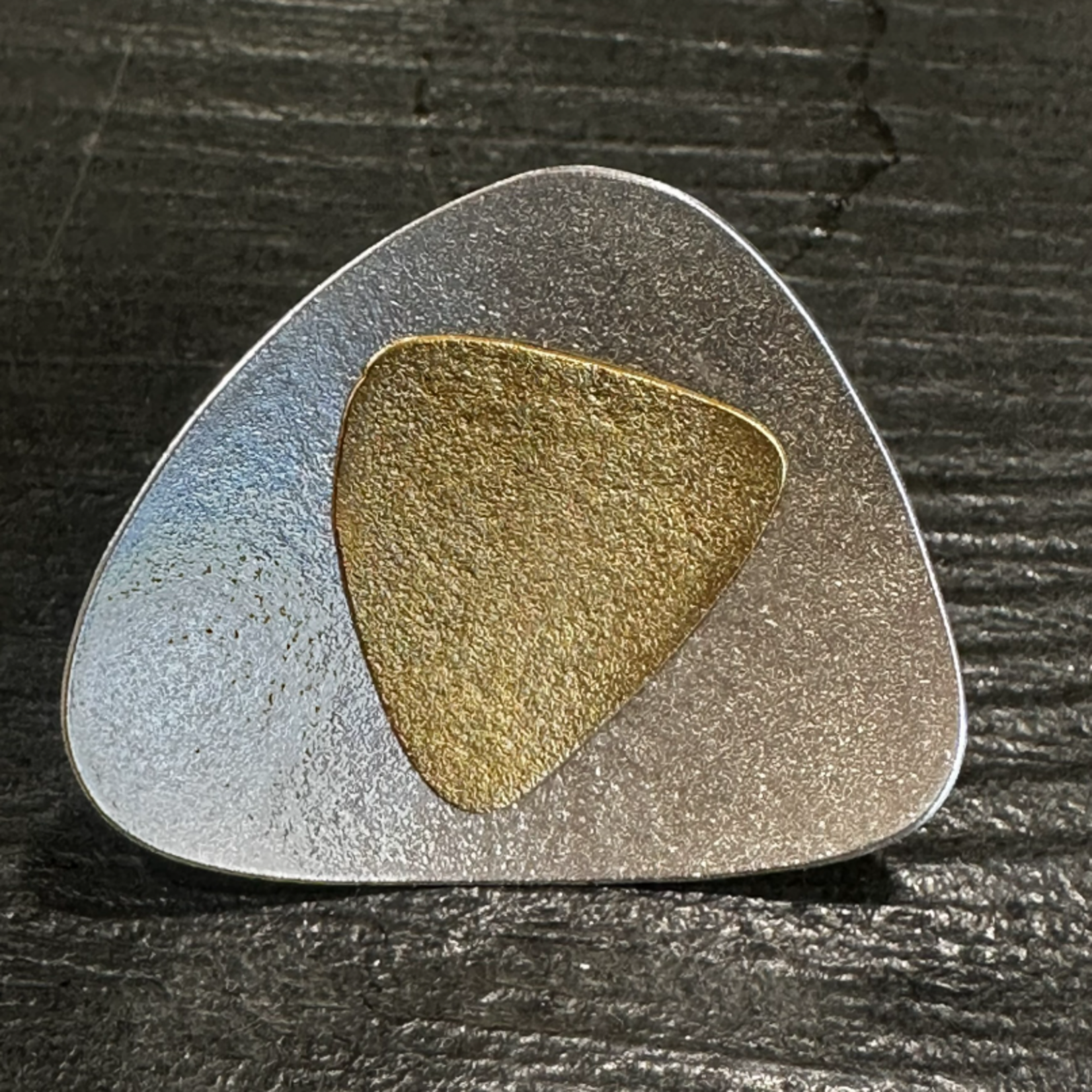 Bague Triangle - Argent et Or