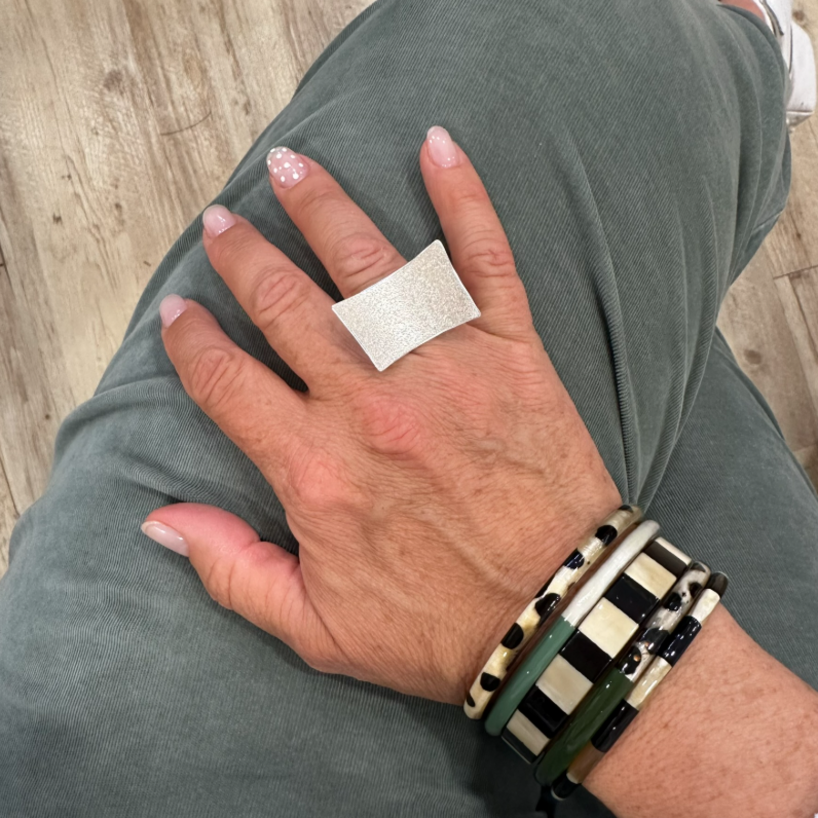 Bague Rectangle - Argent