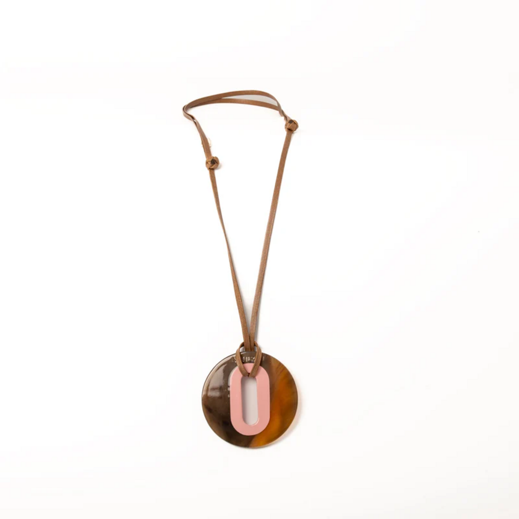 Pendentif ALICE Corne Brun Chamallow