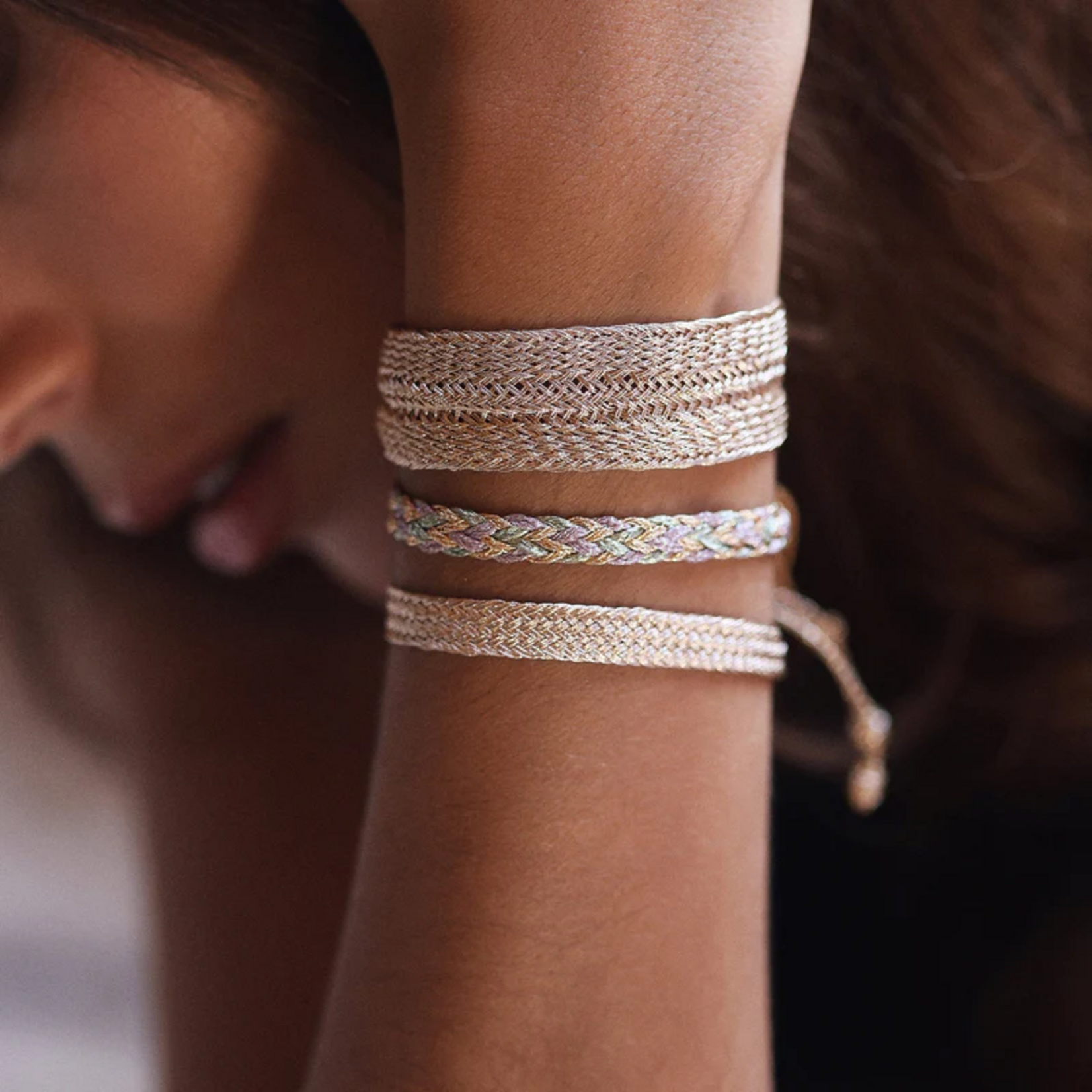 Bracelet (Maxi Yula) - Argenté
