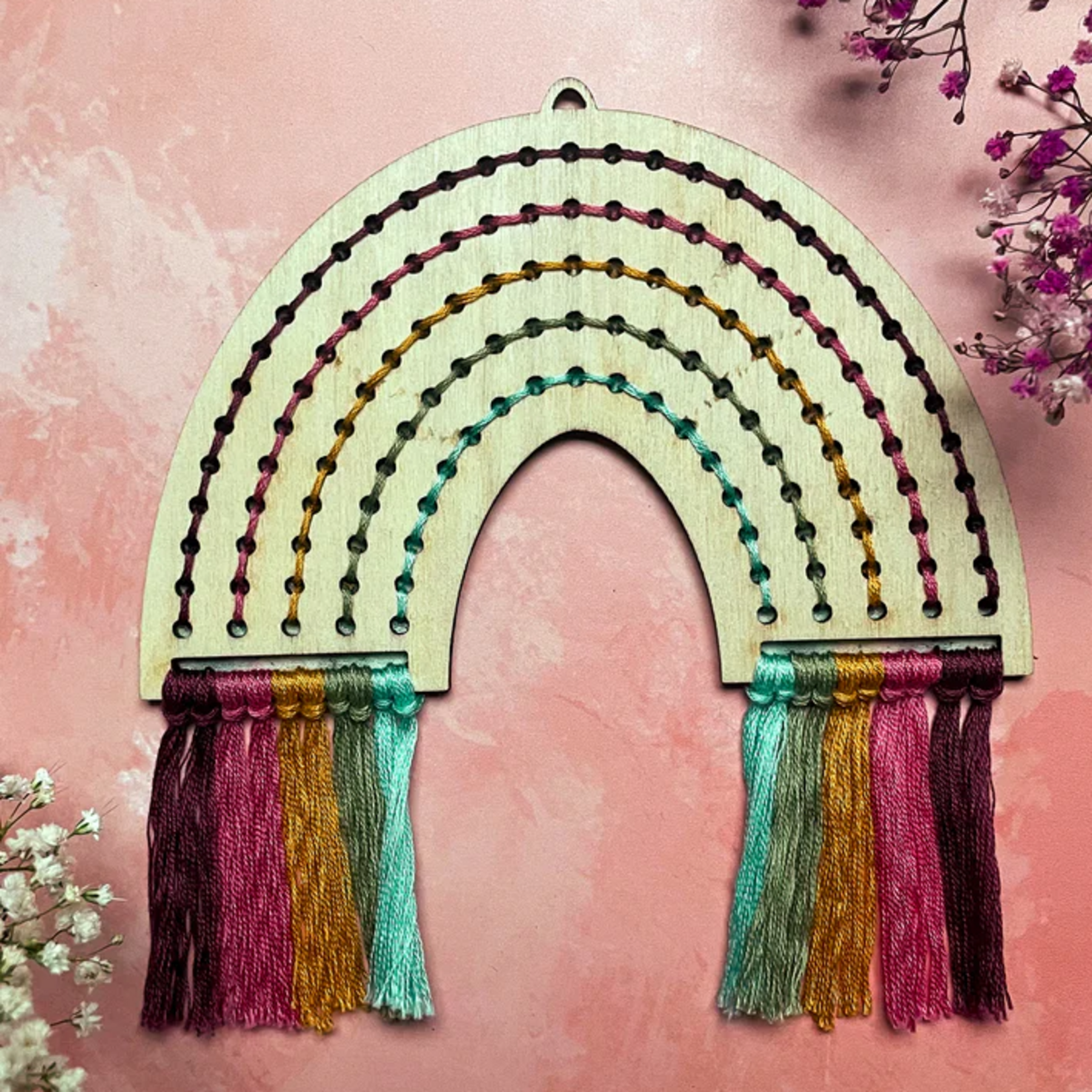 Kit de broderie - Arc-en-ciel