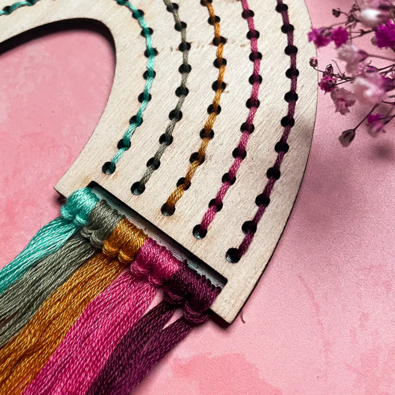Kit de broderie - Arc-en-ciel