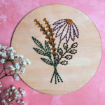Kit de broderie - Bouquet Printanier