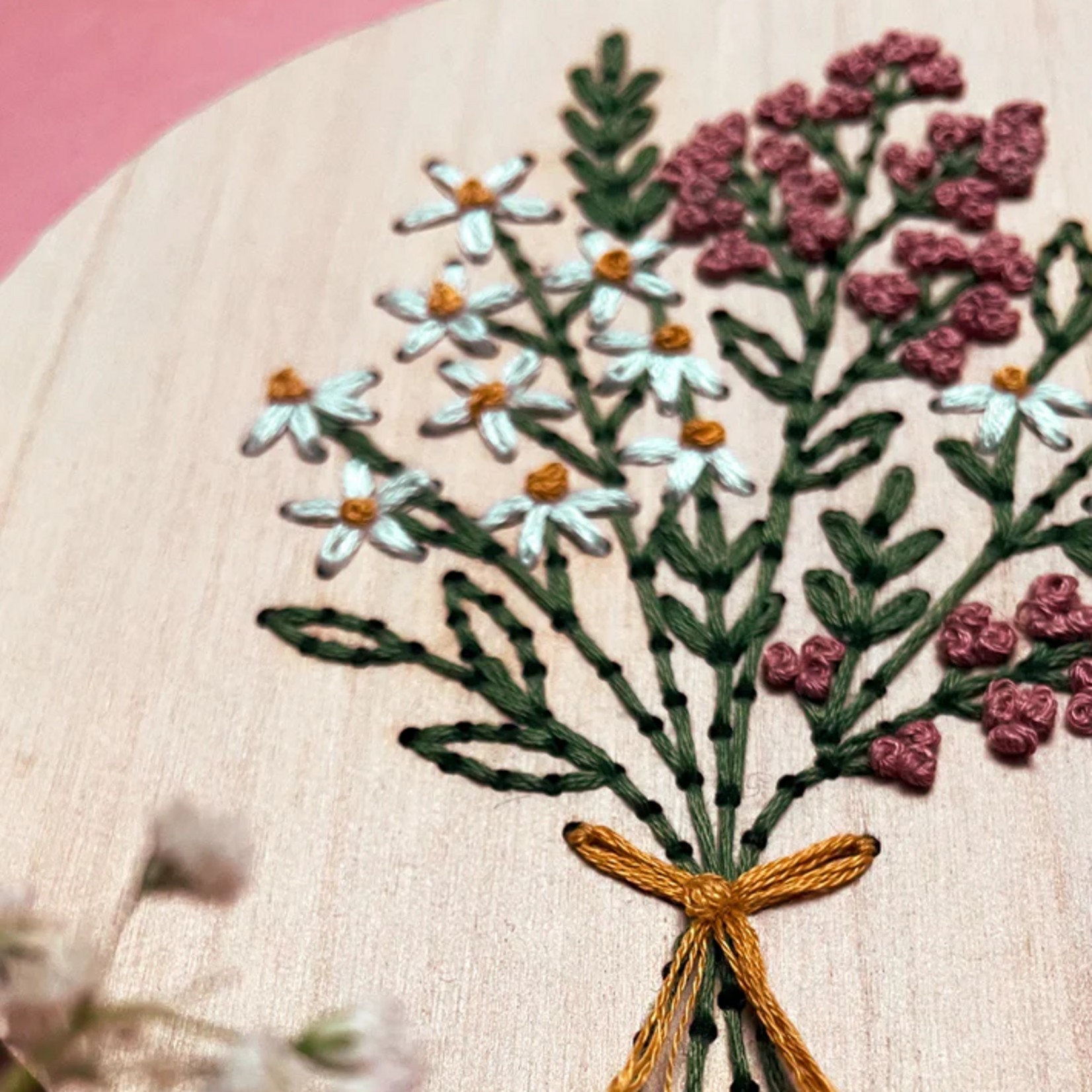 Kit de broderie - Décoration Florale