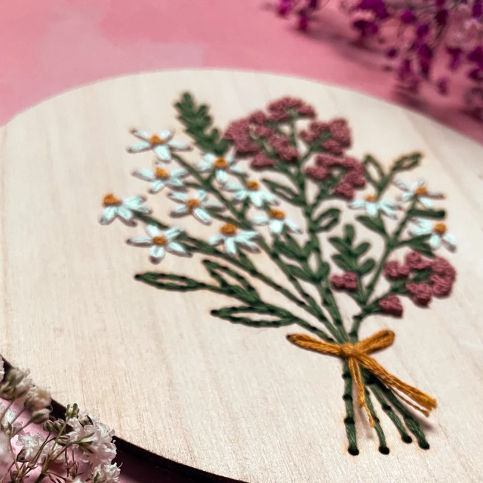 Kit de broderie - Décoration Florale