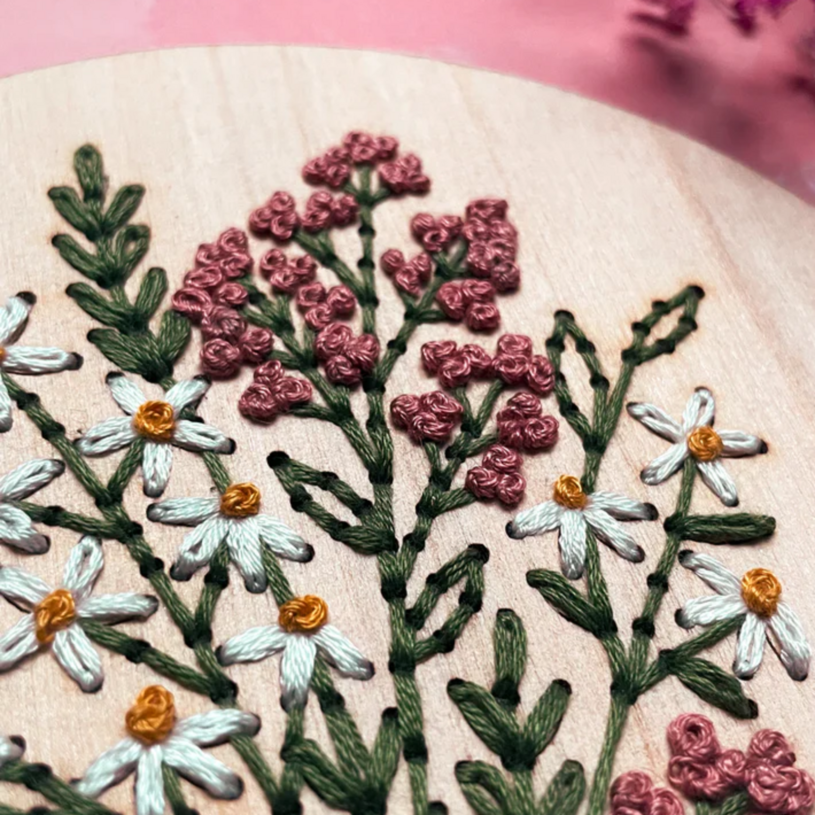 Kit de broderie - Décoration Florale