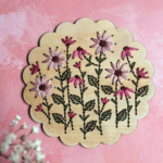 Kit de broderie - Fleurs Roses