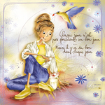 Copy of Carte postale "C'est l'amour qui prend vie"