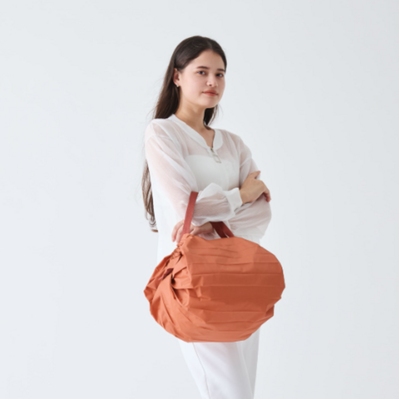 Sac pliable M - Brick Brown