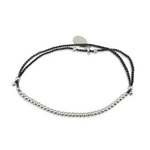 Bracelet Lily perles - Anthracite