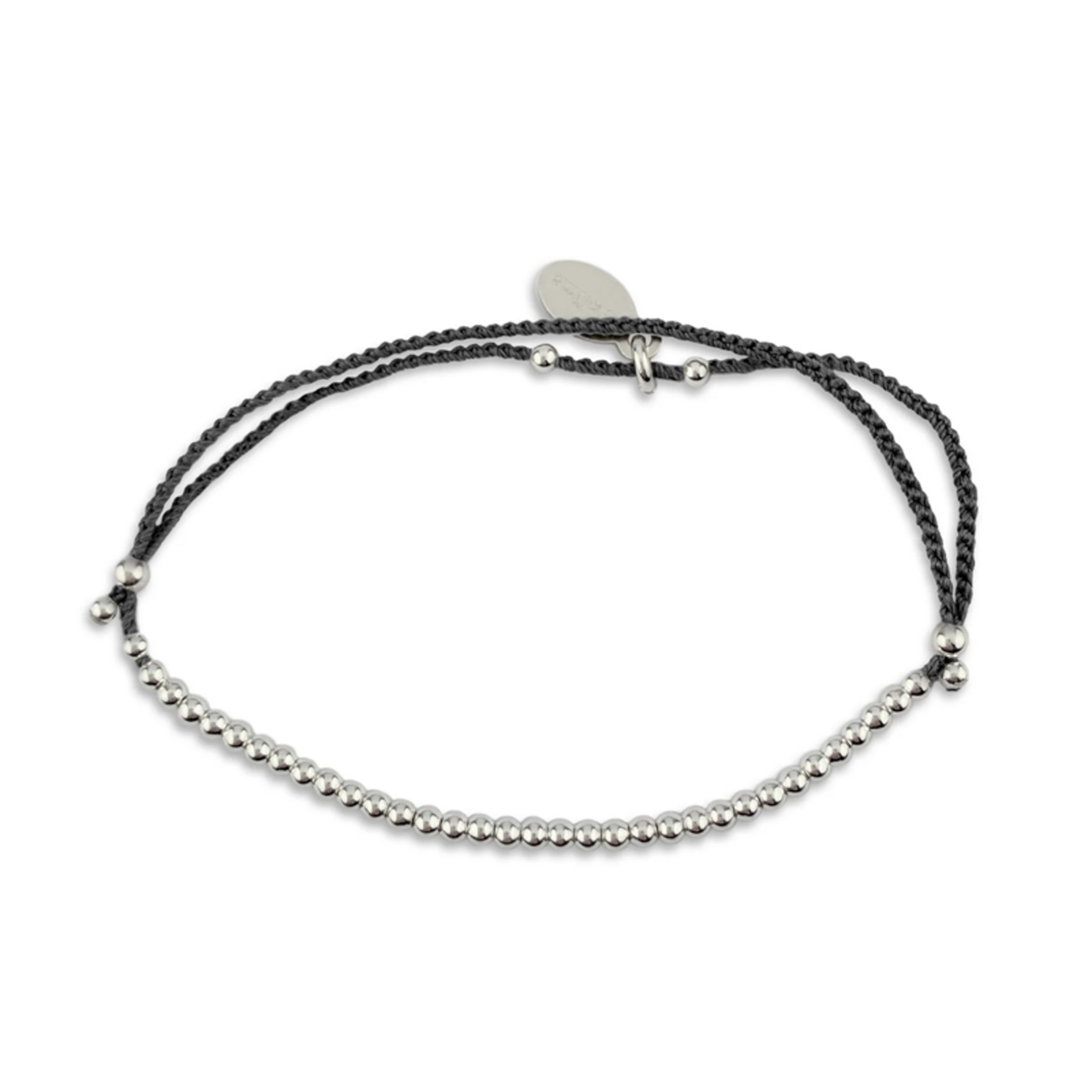 Bracelet Lily perles - Anthracite