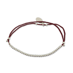 Copy of Bracelet Lily perles - Vieux rose foncé