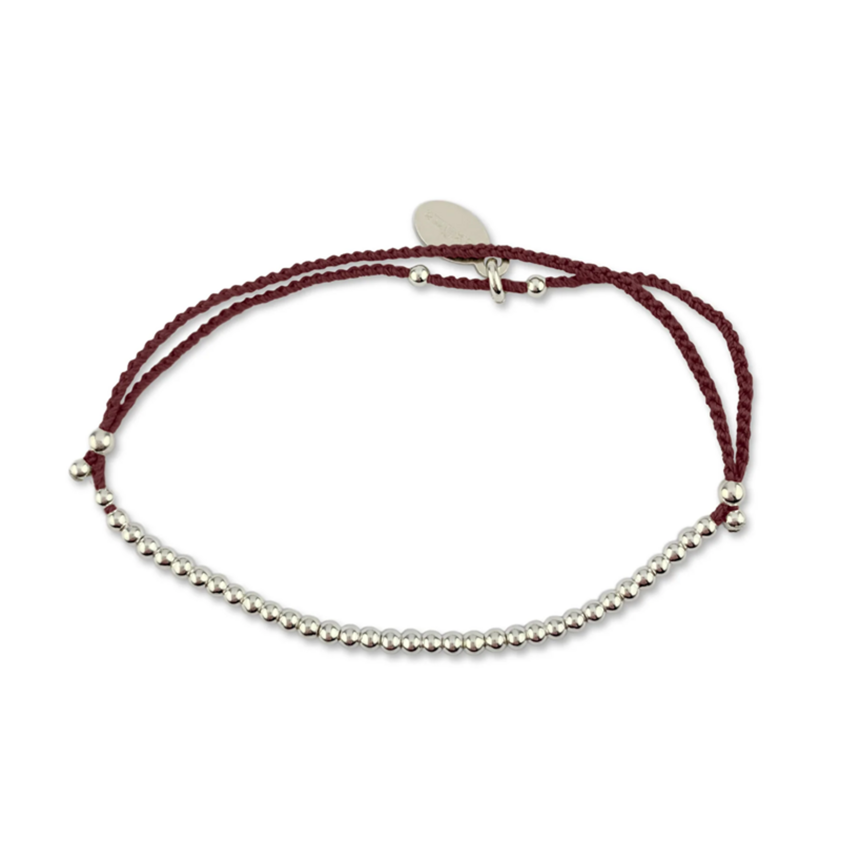 Copy of Bracelet Lily perles - Vieux rose foncé