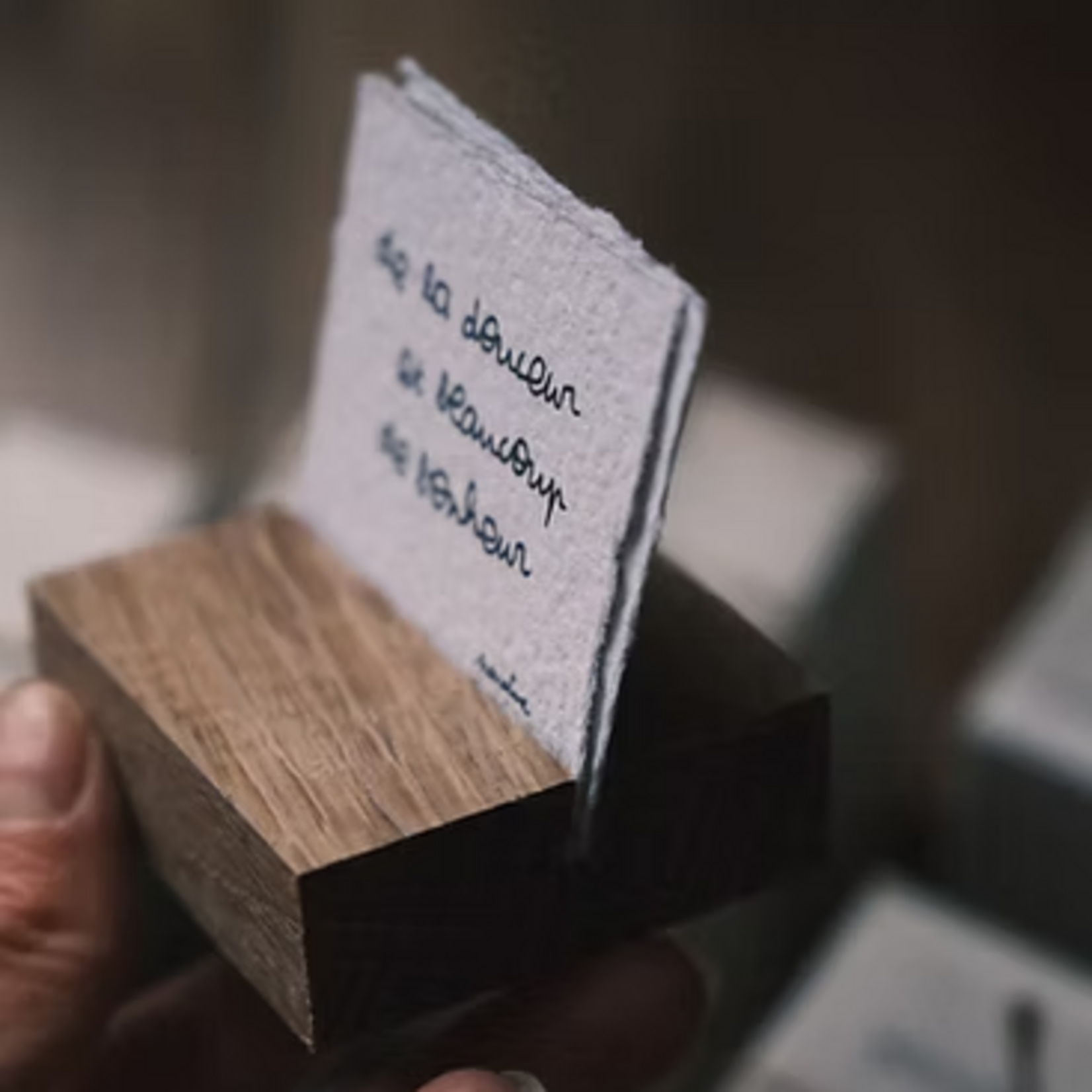 Coffret 52 cartes artisanales poétiques - Série limitée