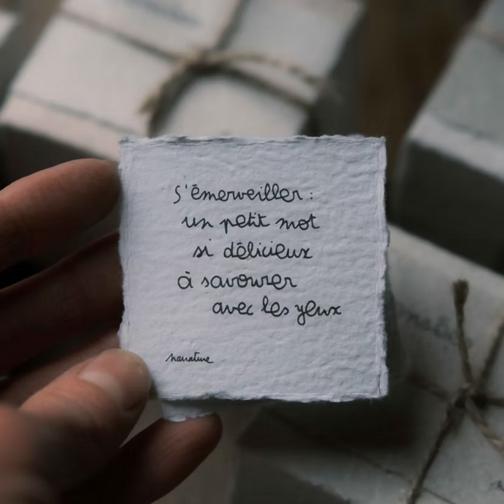 Coffret 52 cartes artisanales poétiques - Série limitée