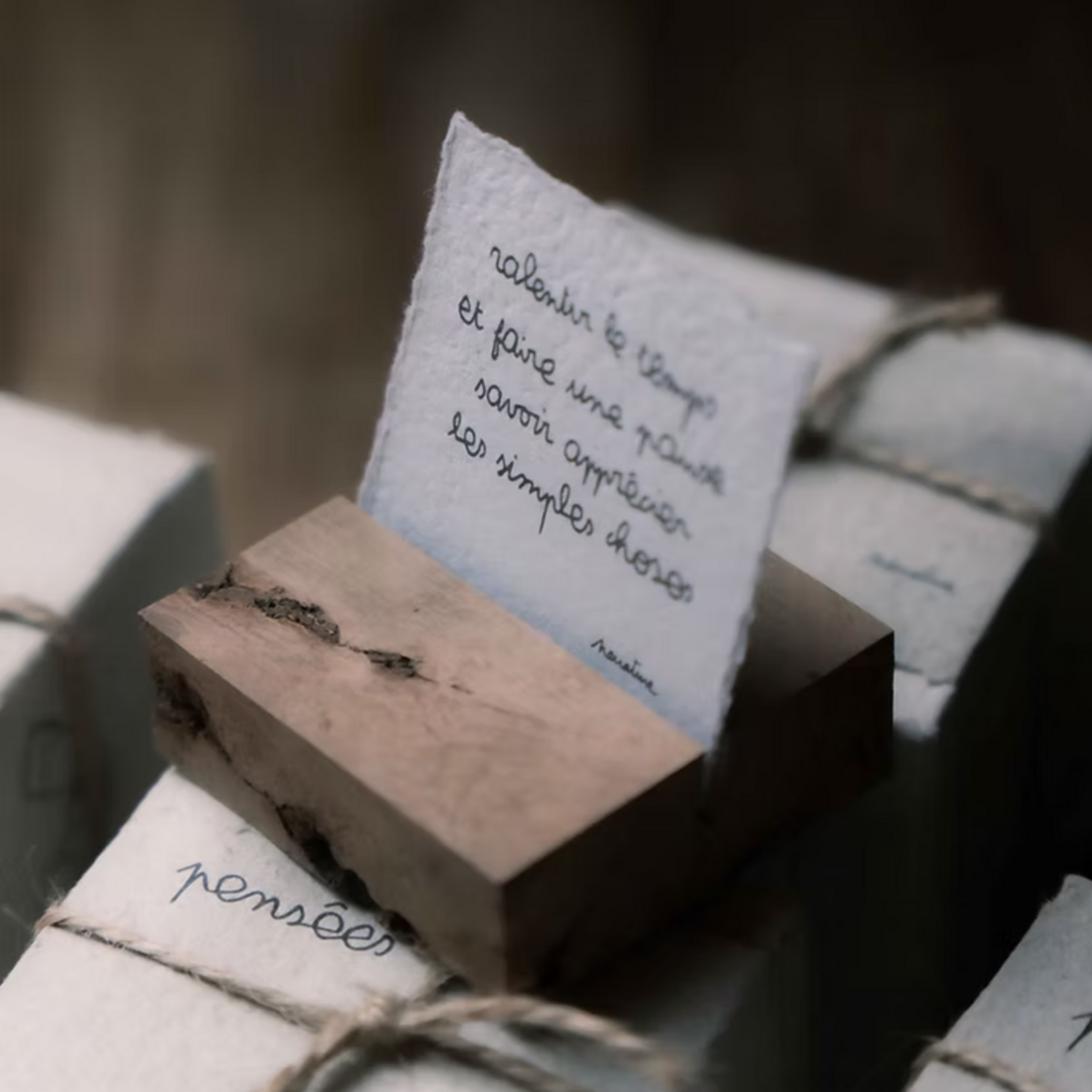 Coffret 52 cartes artisanales poétiques - Série limitée