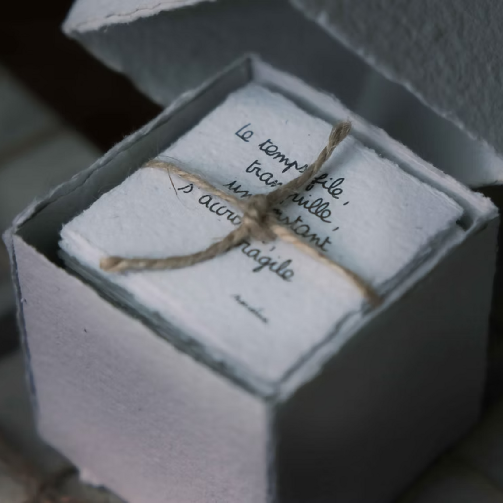 Coffret 52 cartes artisanales poétiques - Série limitée