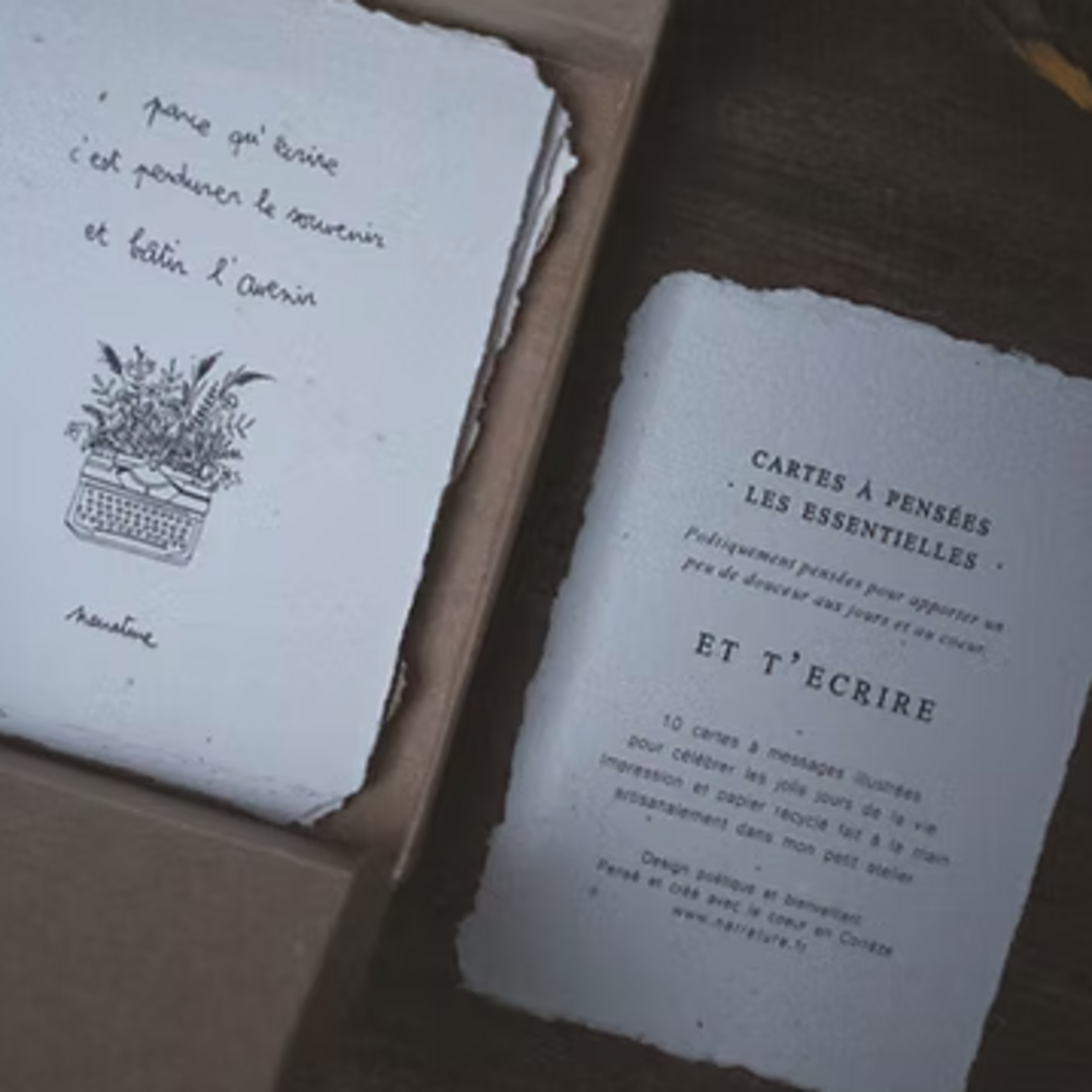 Copy of Coffret Anniversaire - 10 cartes artisanales poétiques