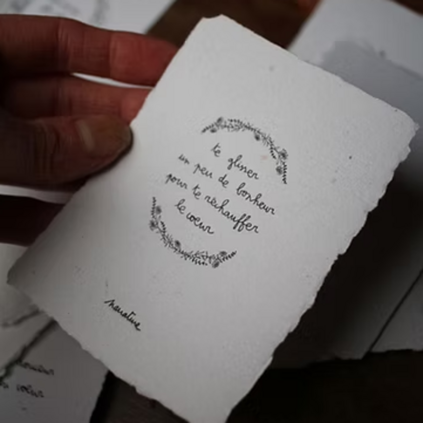 Coffret Toutes Occasions - 10 cartes artisanales poétiques