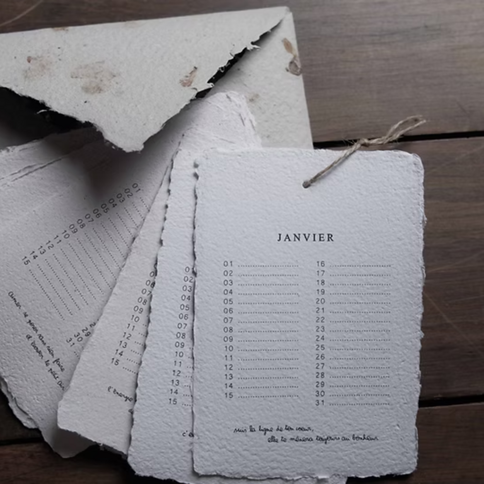 Calendrier Perpétuel Artisanal Ligné