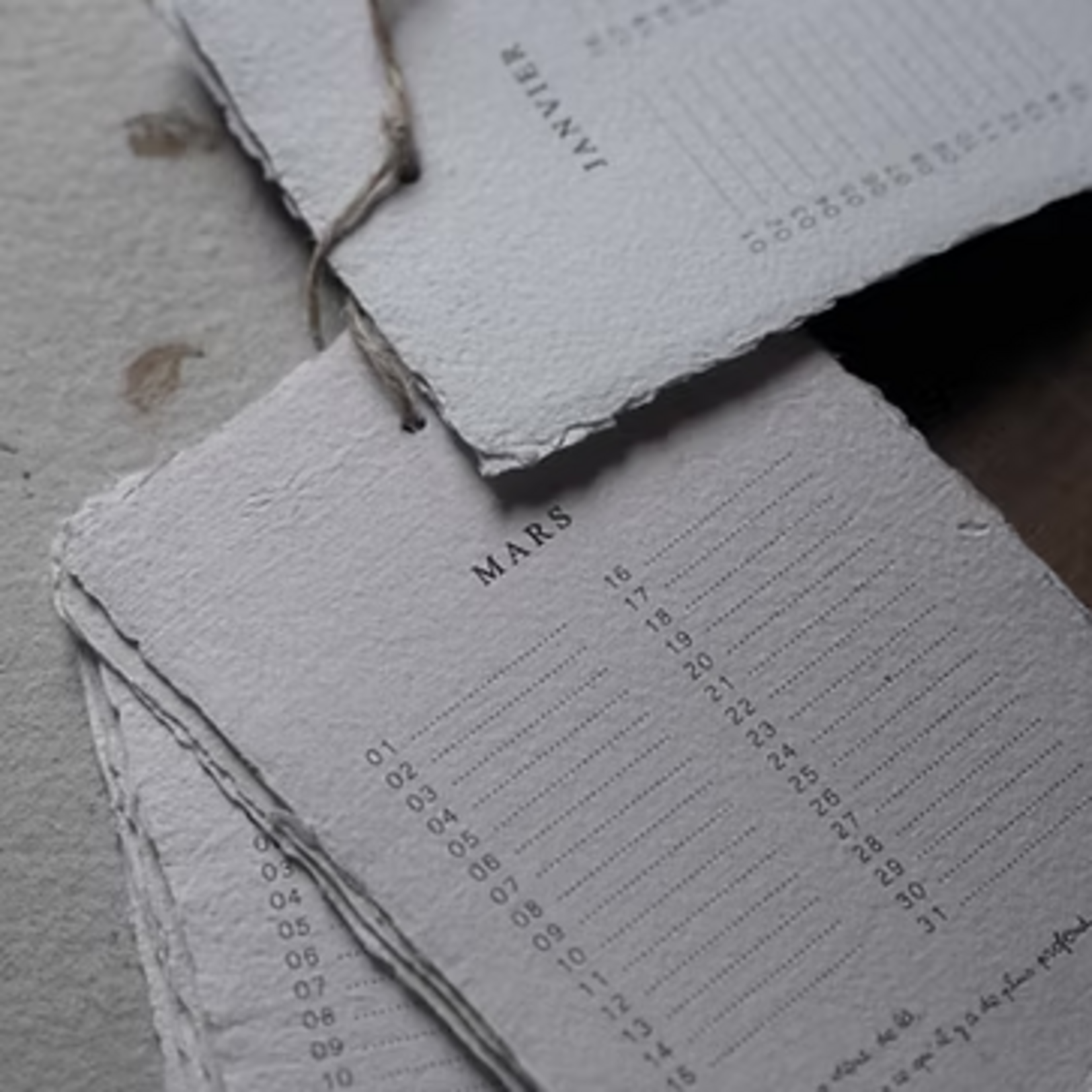 Calendrier Perpétuel Artisanal Ligné