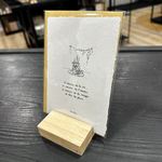 Support de cartes en bois
