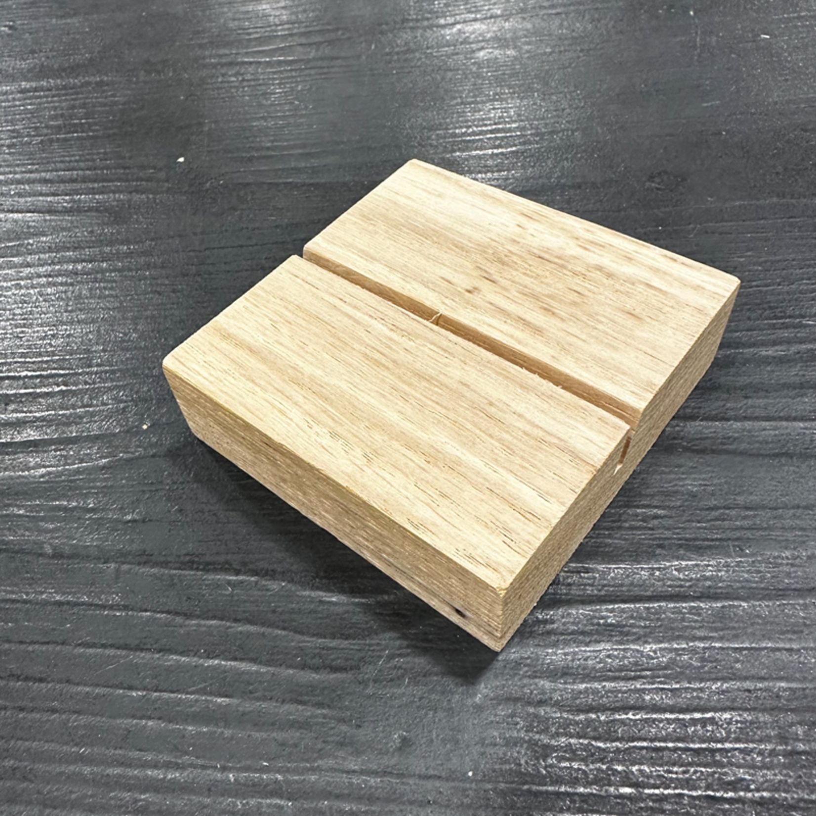 Support de cartes en bois