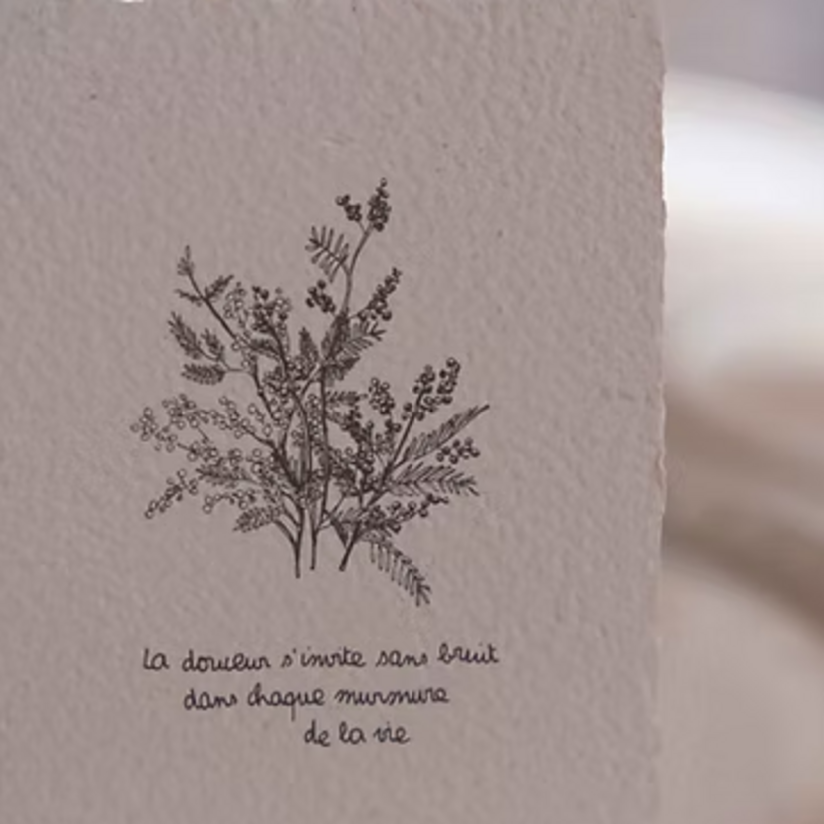 Carte "Murmure de la Vie"