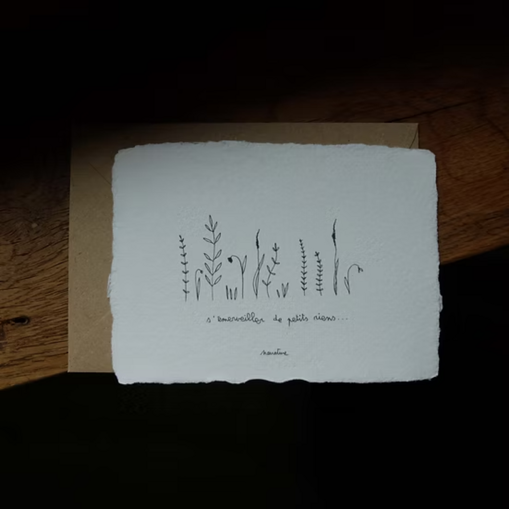 Copy of Carte "Délicates Pensées"