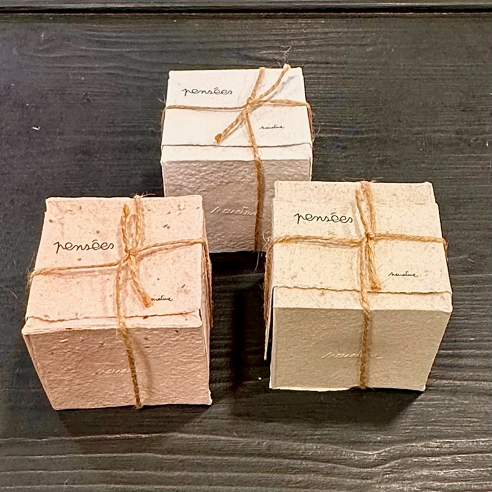 Coffret 52 cartes artisanales poétiques - Série limitée