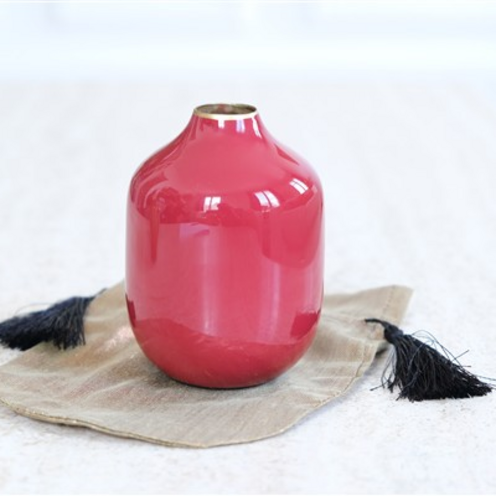 Petit Vase pour Bouquet Parfumé - Rouge
