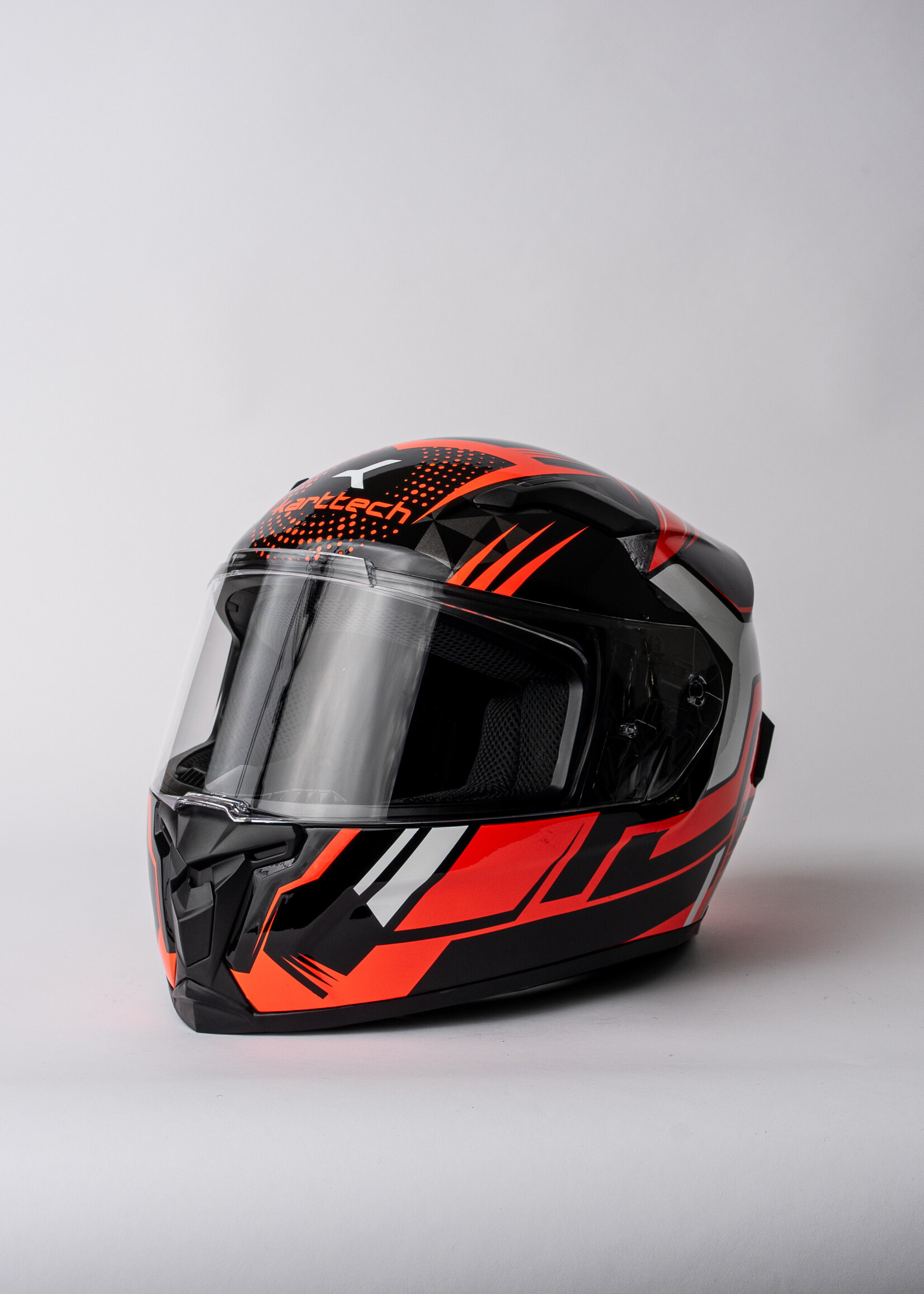 Karttech Leopard Helm V2 - Rotes Fluo