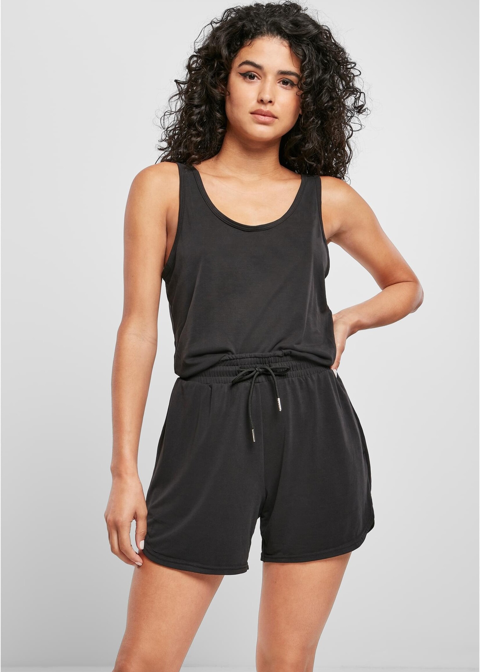 Urban Classics Short Sleeveless Modal Jumpsuit