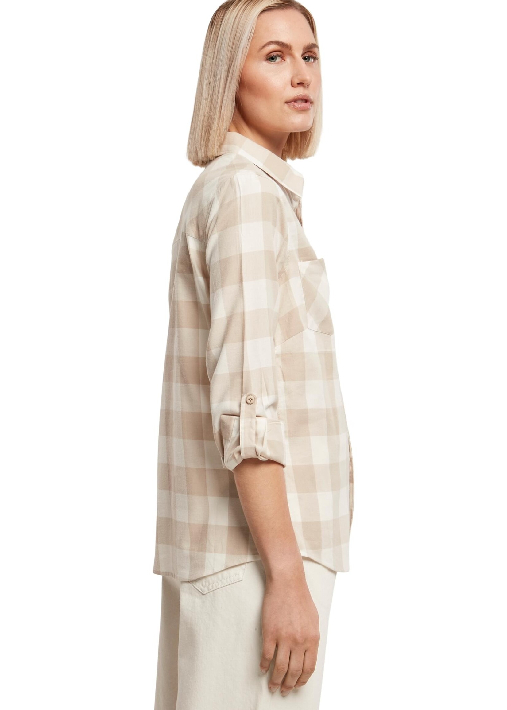 Urban Classics Turnup Checked Flanell