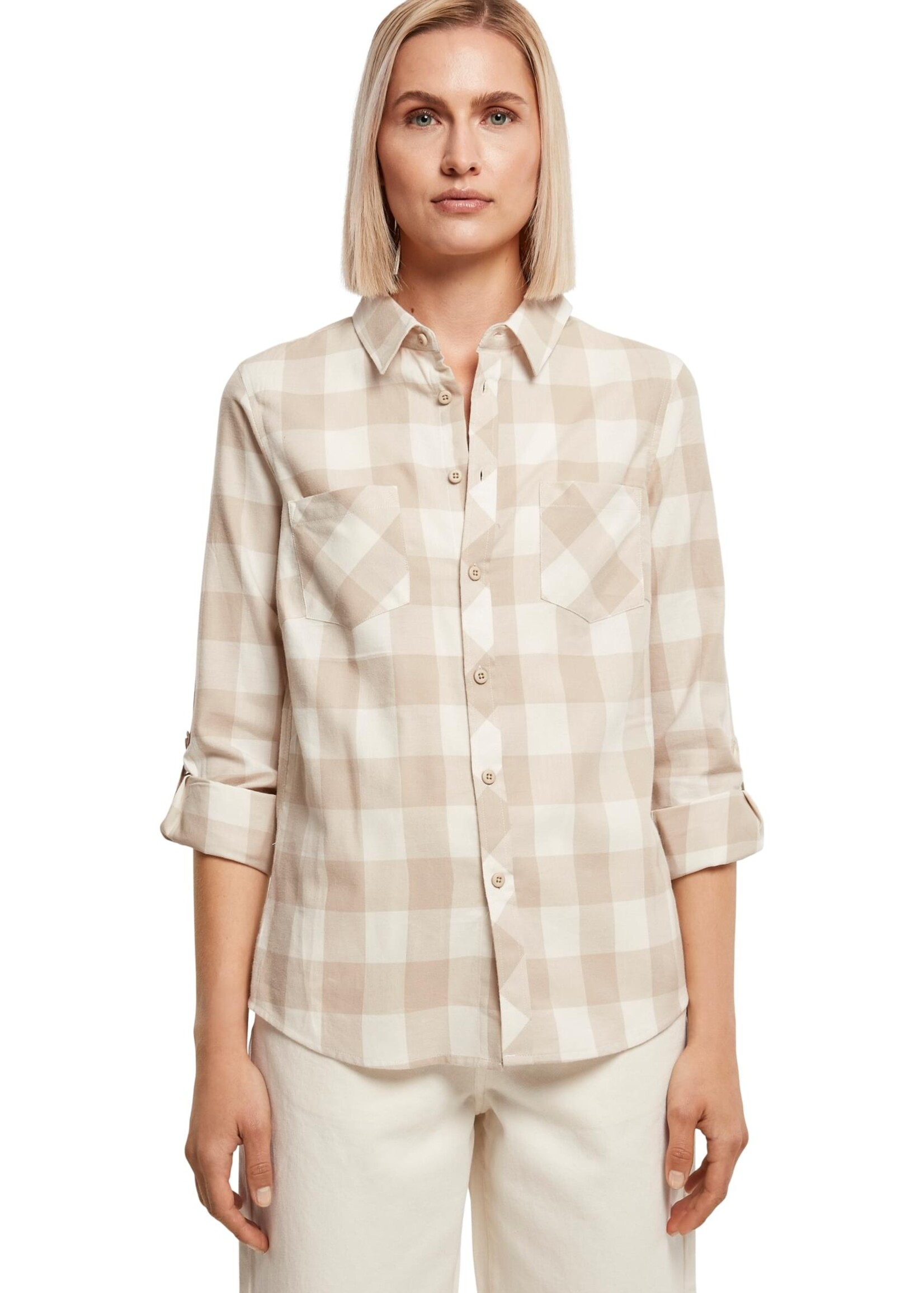 Urban Classics Turnup Checked Flanell