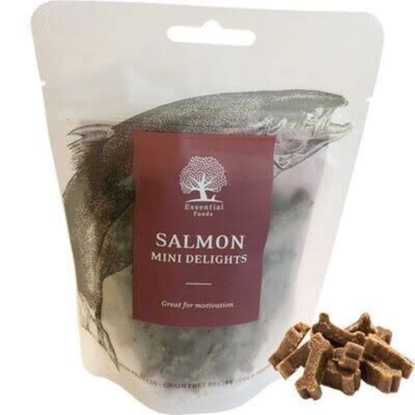 Essential Foods Essential Foods Mini Delights Salmon 100 gram