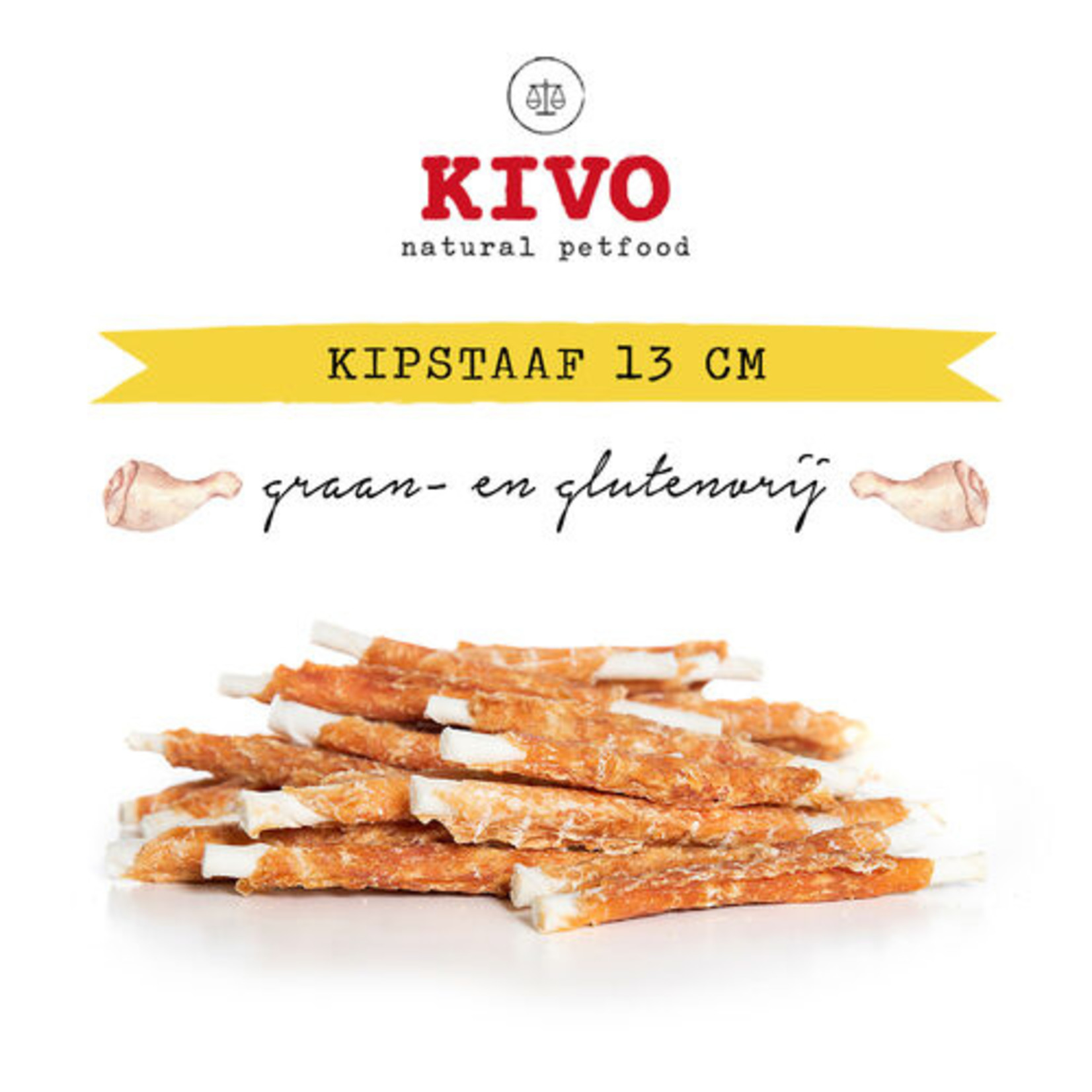 Kivo Kivo Kipstaaf 20 cm 500 gram