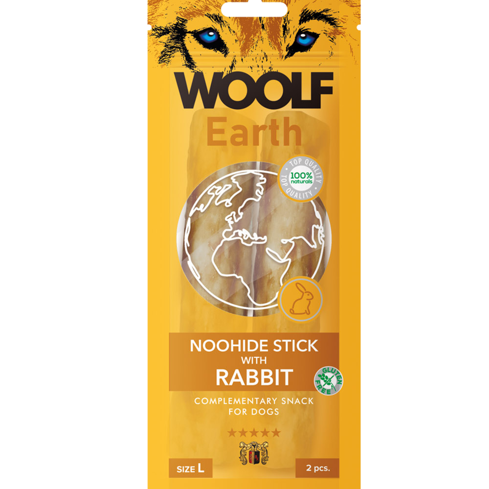 Woolf Woolf Earth Noohide Stick with Rabbit  L