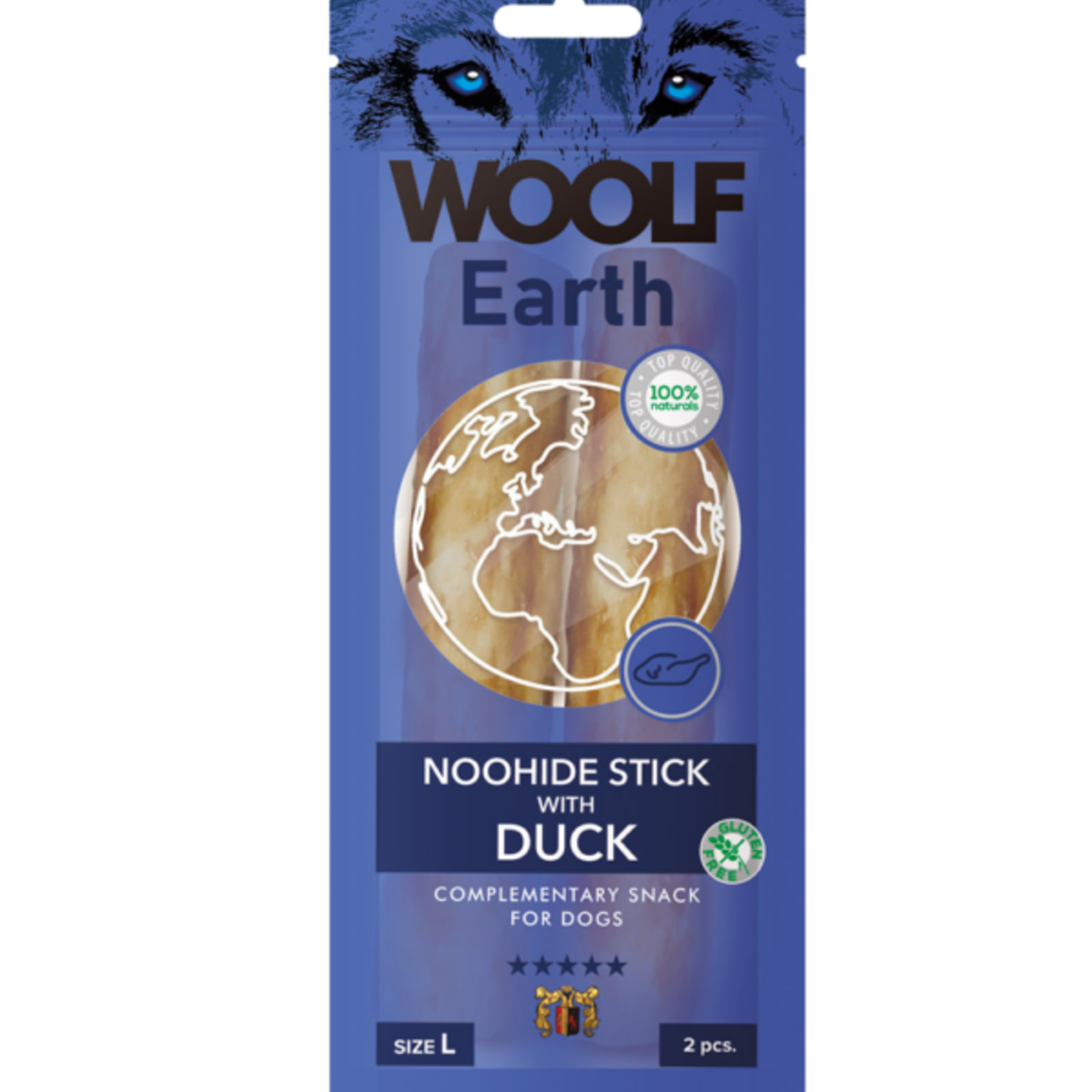 Woolf Woolf Earth Noohide Stick with Duck  L